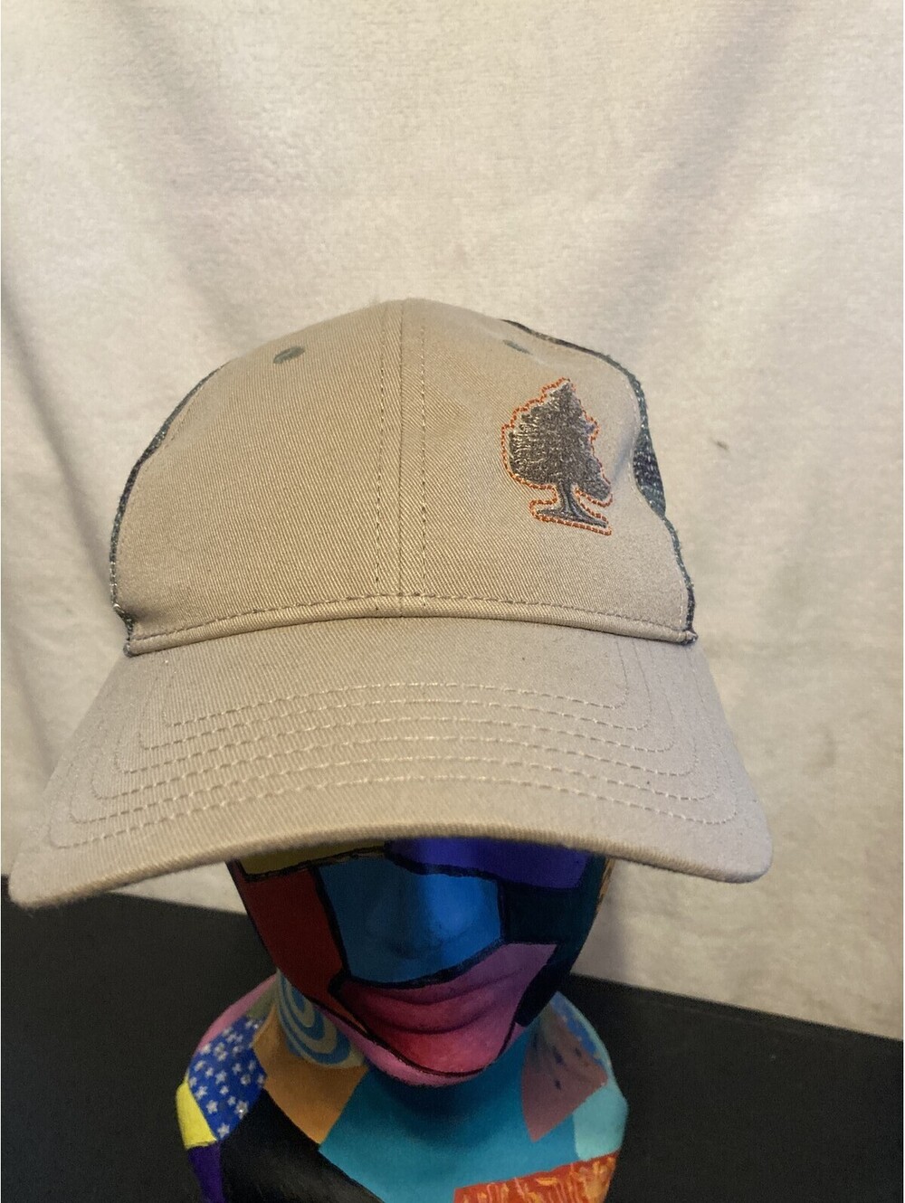 Camp David Big Cedar Trucker Hat Snapback Cap Camo Mesh Embroidered Tree Logo
